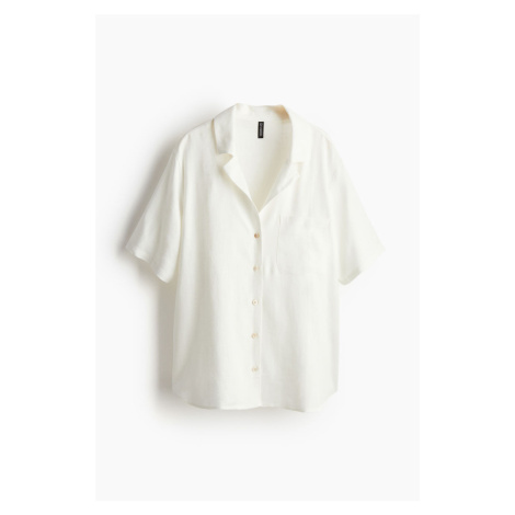 H & M - Vzdušná košile resort - bílá H&M