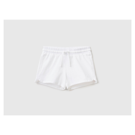 Benetton, Shorts With Drawstring In Organic Cotton United Colors of Benetton