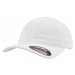 Flexfit Garment Washed Cotton Dad Hat - white