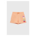 Dětské kraťasy Guess oranžová barva, s aplikací, nastavitelný pas