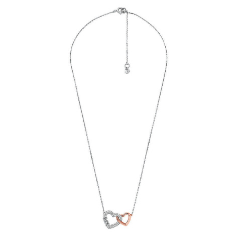 Michael Kors Něžný stříbrný náhrdelník se zirkony MKC1641AN931