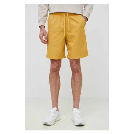 Bavlněné šortky GAP žlutá barva