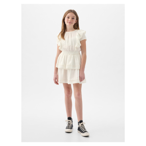 GAP Dětské volánové šaty - Holky