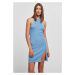 Dámské šaty // Urban Classics / Ladies Rib Knit Neckholder Dress horizonblue