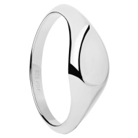 PDPAOLA Nadčasový stříbrný prsten Devi Vanilla AN02-A53 48 mm