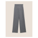 Šedé dámské kostkované kalhoty Marks & Spencer