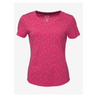 Růžové dámské vzorované tričko LOAP BAKLAVA