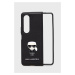 Obal na telefon Karl Lagerfeld Galaxy Z Fold 4 černá barva