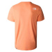 The North Face SIMPLE DOME M Pánské tričko s krátkým rukávem, oranžová, velikost