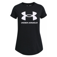 Dětské tričko Under Armour 1361182 černá barva