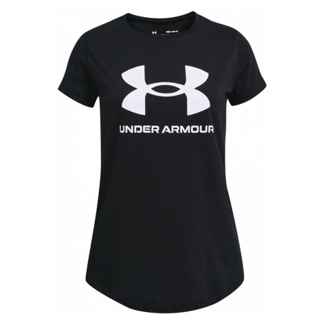 Dětské tričko Under Armour 1361182 černá barva