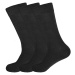3PACK ponožky Gianvaglia vysoké černé (SK-201)