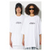Bavlněné tričko VETEMENTS Property Of Vetements T-Shirt bílá barva, s potiskem, UE64TR330W