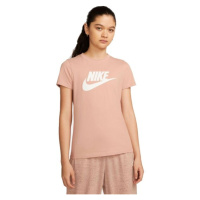Nike SPORTSWEAR ESSENTIAL ICON FUTURA Dámské tričko, oranžová, velikost