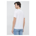 Bavlněné tričko United Colors of Benetton bílá barva, s potiskem