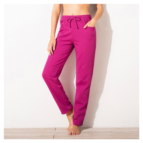 Blancheporte Meltonové sportovní kalhoty purpurová