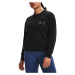 UNDER ARMOUR-Rival Fleece Mesh Crew-BLK Černá