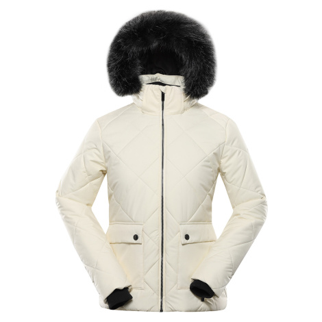 Dámská zimní bunda Alpine Pro LODERA - krémová