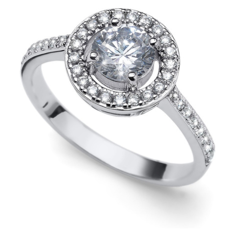 Oliver Weber Elegantní stříbrný prsten Sunshine 63268R 52 mm