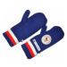 Wei modrá pletené rukavice z olympijské kolekce