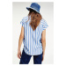Tommy Hilfiger Tommy Jeans dámská modrá košile Twj Stripe Roll Up