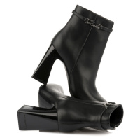 Kotníková obuv karl lagerfeld astra nova zip ankle boot black lthr