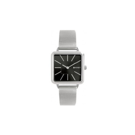 MINET MWL5117 Stříbrno-černé dámské hodinky OXFORD SILVER BLACK MESH