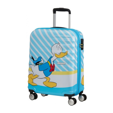 AT Dětský kufr Wavebreaker Disney Spinner 55/20 Cabin Donald Blue Kiss, 40 x 20 x 55 (85667/8661 American Tourister