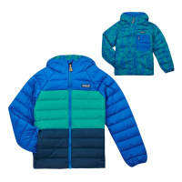 Patagonia K'S REVERSIBLE DOWN SWEATER HOODY Modrá