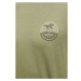 Pánské tričko Alex C Print M 1013750 6273 zelené - Mustang