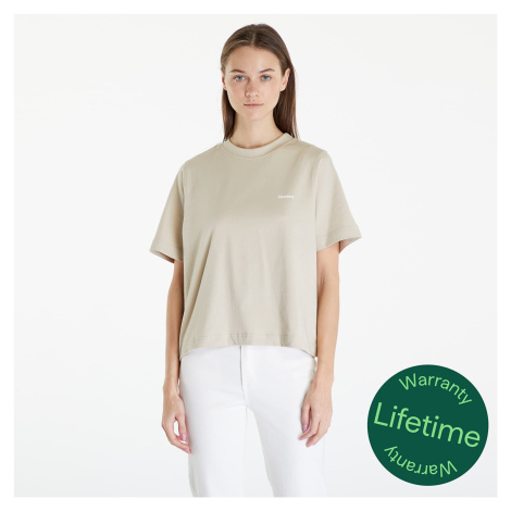 Queens Women's Essential T-Shirt With Contrast Print Sand