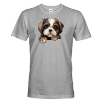 Pánské tričko s potiskem Ši-cu -  tričko pro milovníky psů