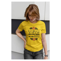 MMO Dámské tričko pro tetu Barva: Žlutá