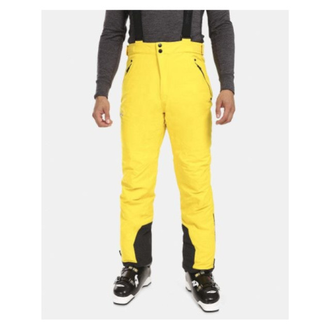 Pánské lyžařské kalhoty Kilpi METHONE-M Žlutá