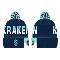 Seattle Kraken dětská zimní čepice Faceoff Jacquard Knit