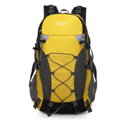 KONO outdoorový sportovní / turistický batoh 40L - žlutá