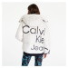 CALVIN KLEIN JEANS Bold Disrupted Logo Jacket White