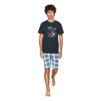 Taro Ivan 2742 tmavě modré Chlapecké pyžamo