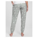 Šedé dámské pyžamové flanelové kalhoty GAP