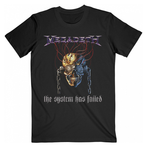 Megadeth tričko, Systems Fail Black, pánské