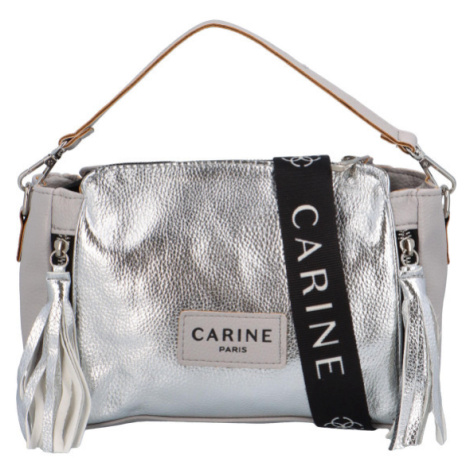 Stříbrná crossbody kabelka s třásněmi Viola Carine