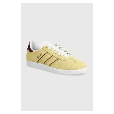 Sneakers boty adidas Originals Gazelle W žlutá barva, IE0443