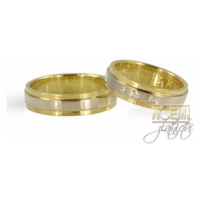 Snubní prsteny zlaté 5073 + DÁREK ZDARMA