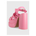 Kožené sandály Steve Madden Carlita růžová barva, SM11002385
