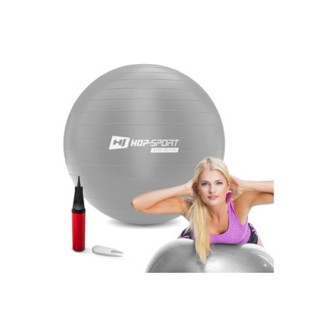 Gymnastický míč fitness 65cm  - stříbrný Hop-sport