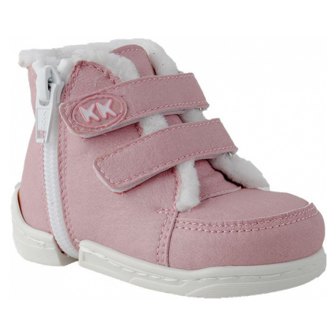 První botičky KK Winter Sneakers růžové