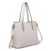 Bílý praktický dámský 3v1 kabelkový set Manmie Lulu Bags