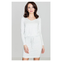 Lenitif Woman's Dress K334 Light Grey