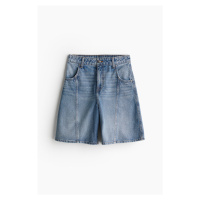 H & M - High Denim shorts - modrá