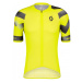 SCOTT Cyklistický dres s krátkým rukávem - RC PREMIUM CLIMBER - černá/žlutá